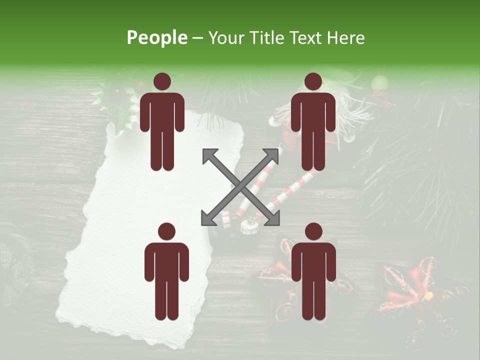 Letter Paper Red PowerPoint Template