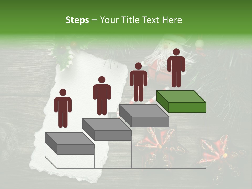 Letter Paper Red PowerPoint Template