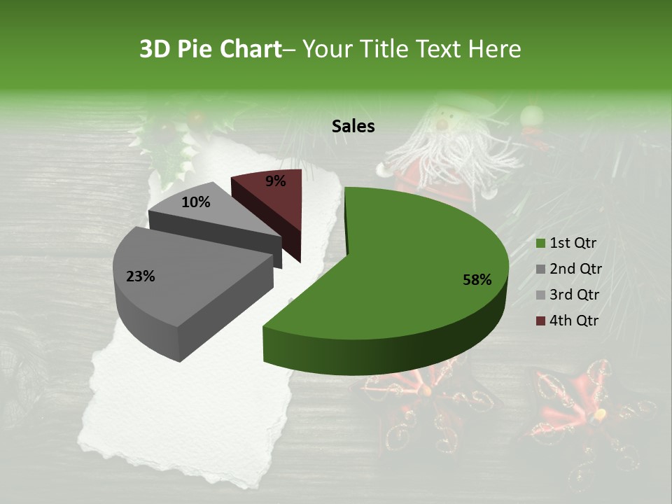 Letter Paper Red PowerPoint Template