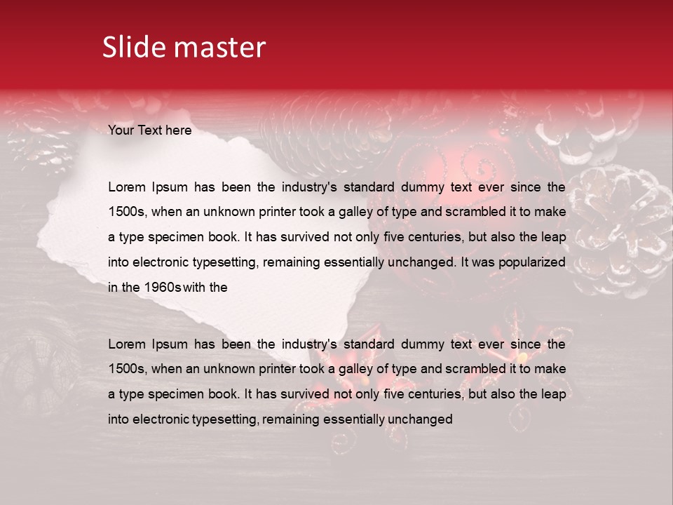 Copy Space Wish Letter PowerPoint Template