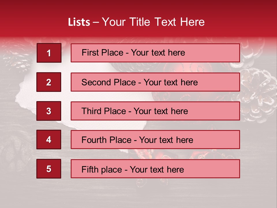 Copy Space Wish Letter PowerPoint Template