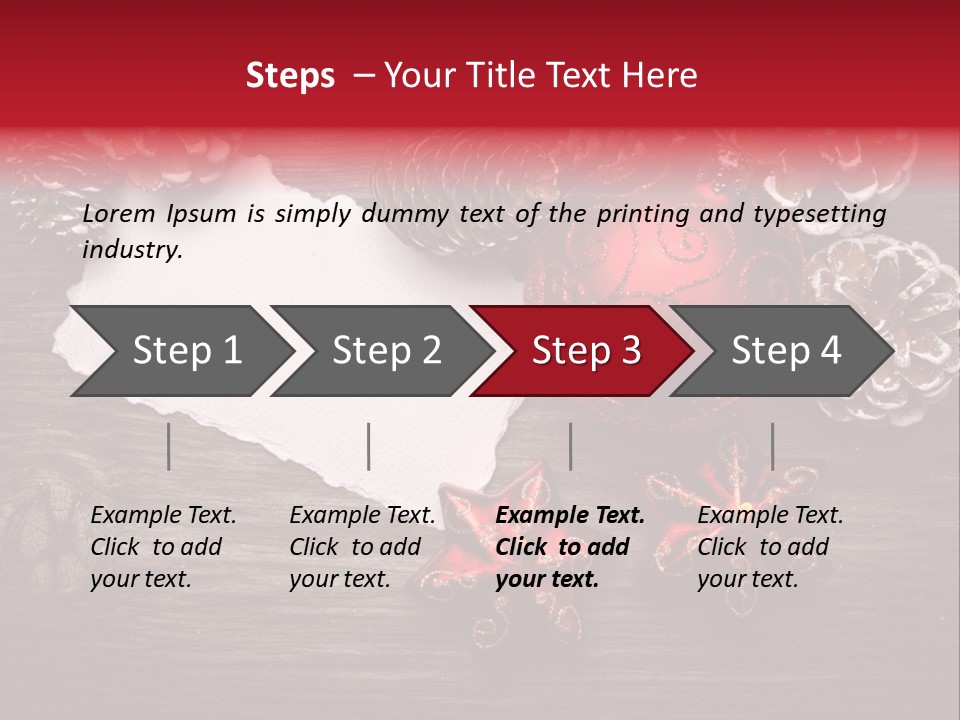 Copy Space Wish Letter PowerPoint Template