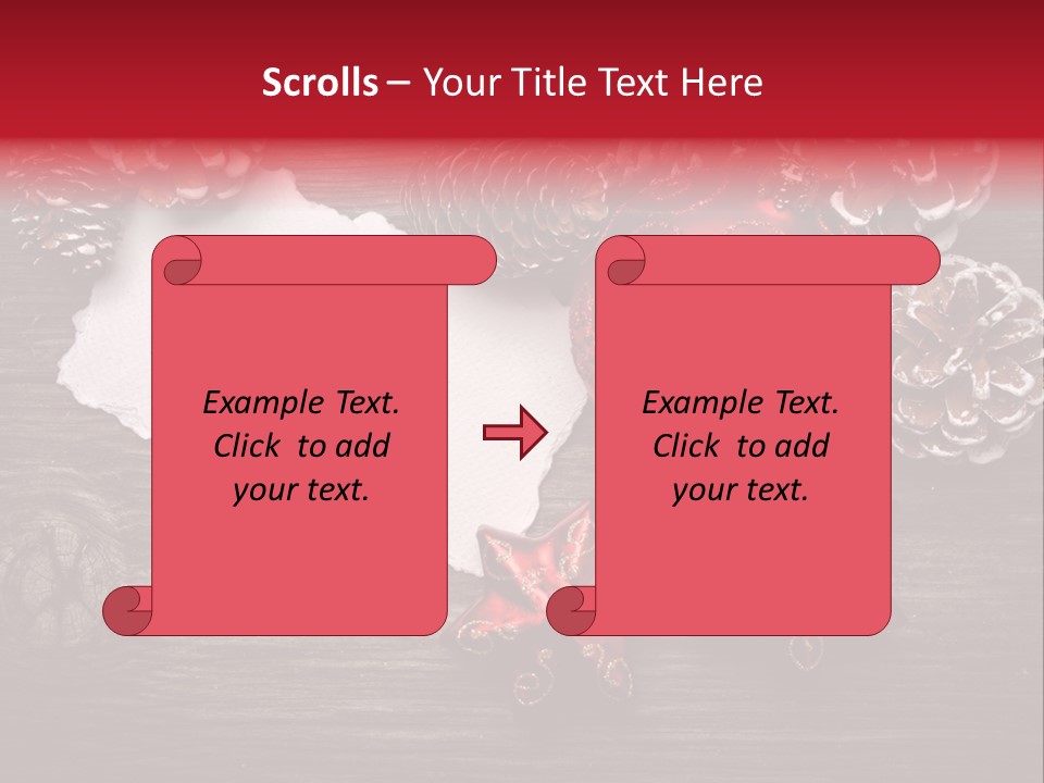 Copy Space Wish Letter PowerPoint Template