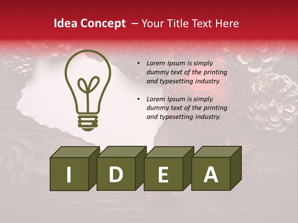 Copy Space Wish Letter PowerPoint Template