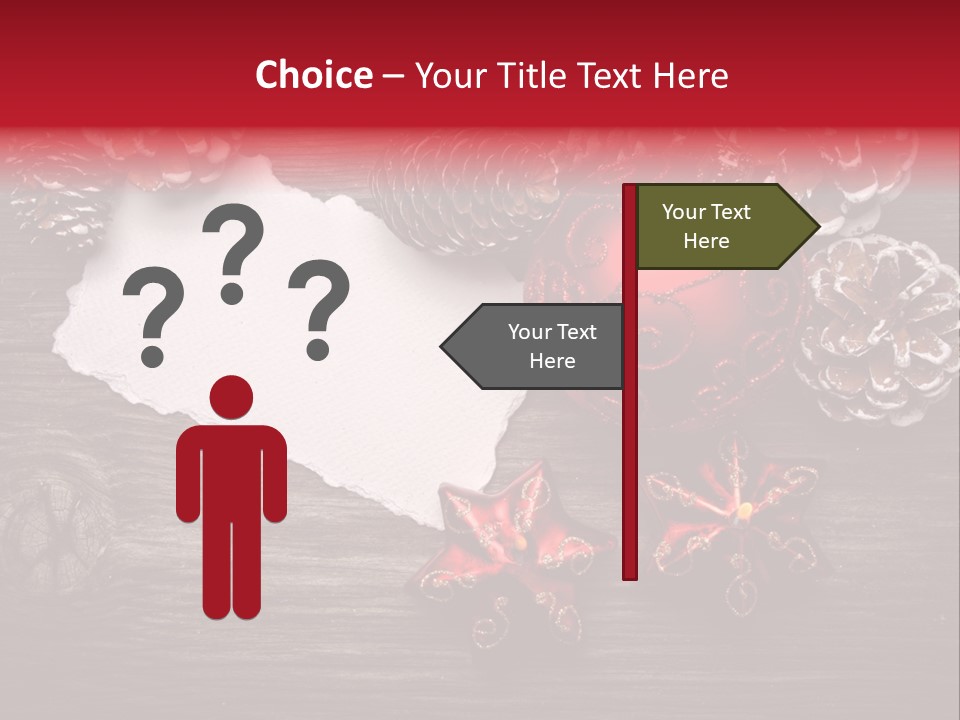 Copy Space Wish Letter PowerPoint Template