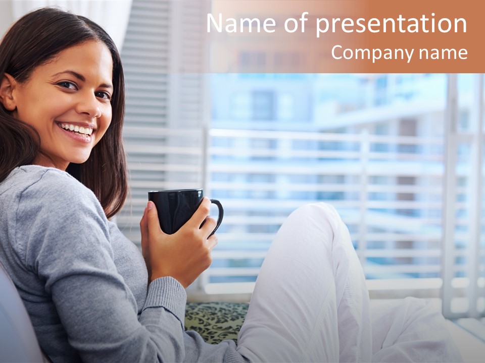 Portrait Aroma Drink PowerPoint Template