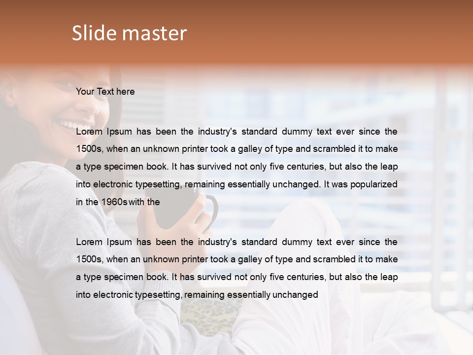 Portrait Aroma Drink PowerPoint Template