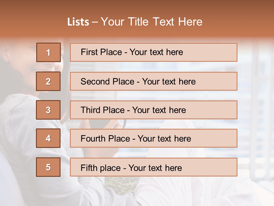 Portrait Aroma Drink PowerPoint Template