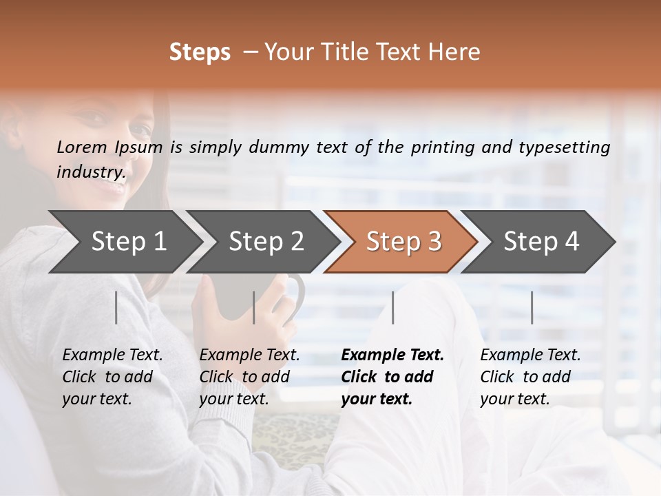 Portrait Aroma Drink PowerPoint Template
