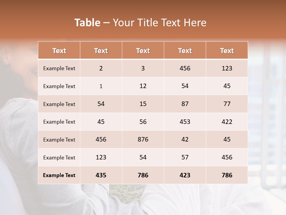 Portrait Aroma Drink PowerPoint Template