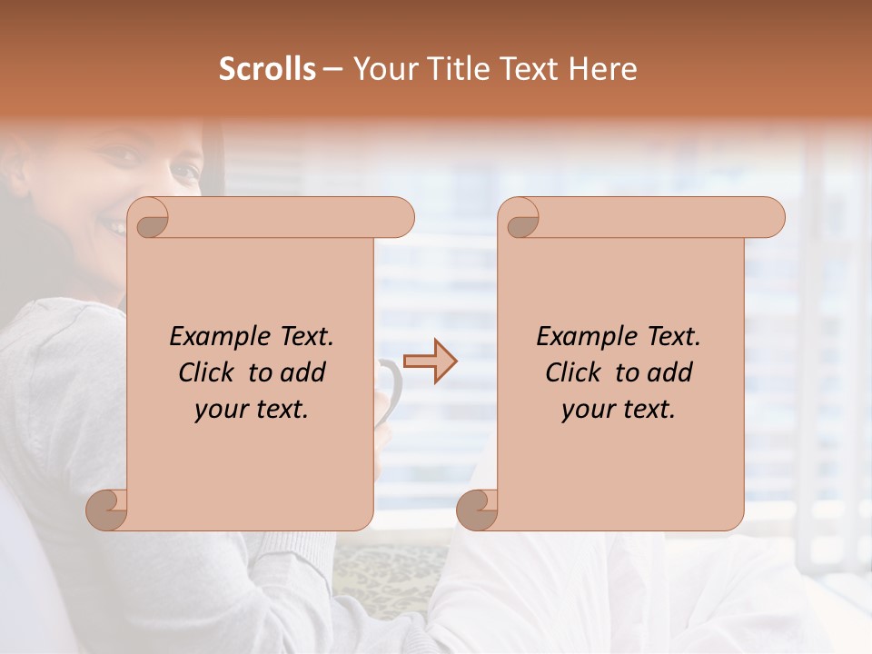 Portrait Aroma Drink PowerPoint Template