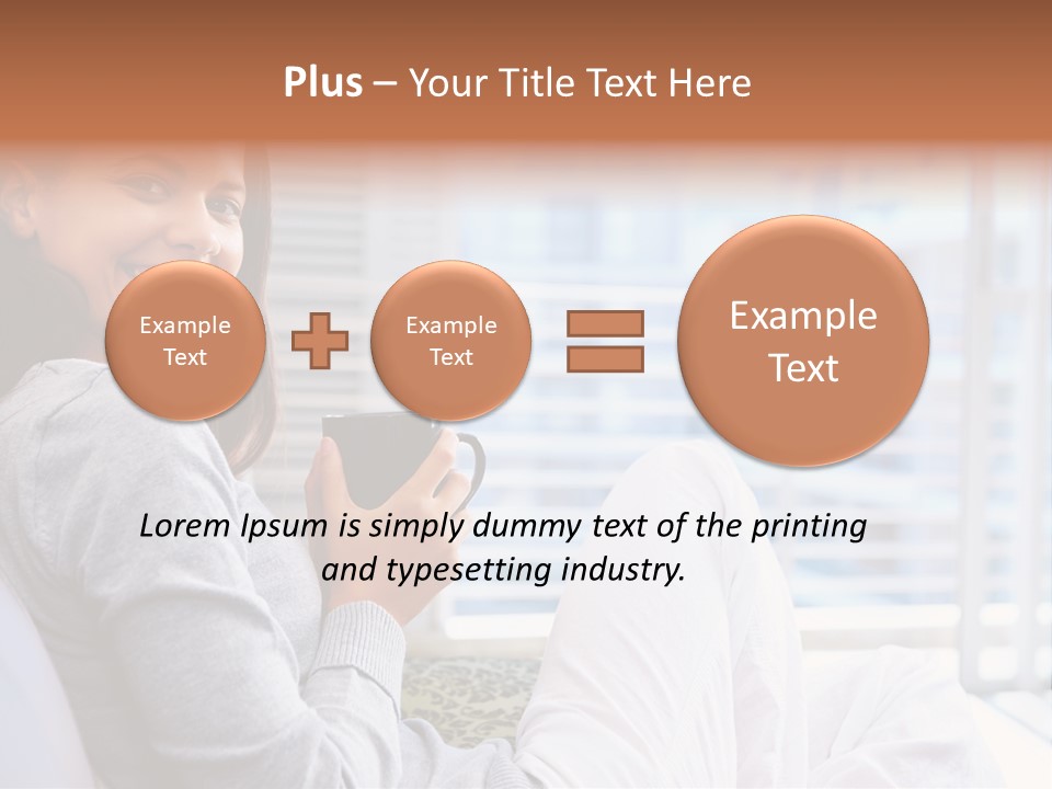Portrait Aroma Drink PowerPoint Template