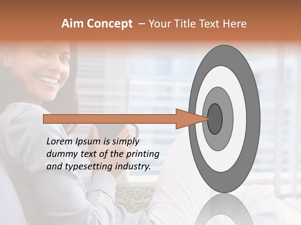 Portrait Aroma Drink PowerPoint Template