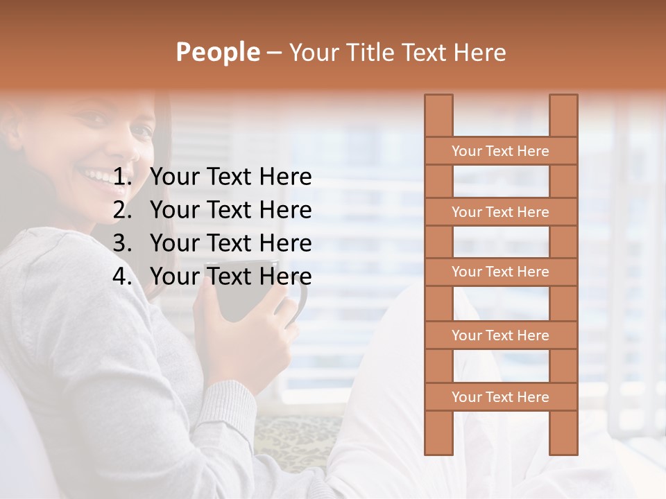Portrait Aroma Drink PowerPoint Template