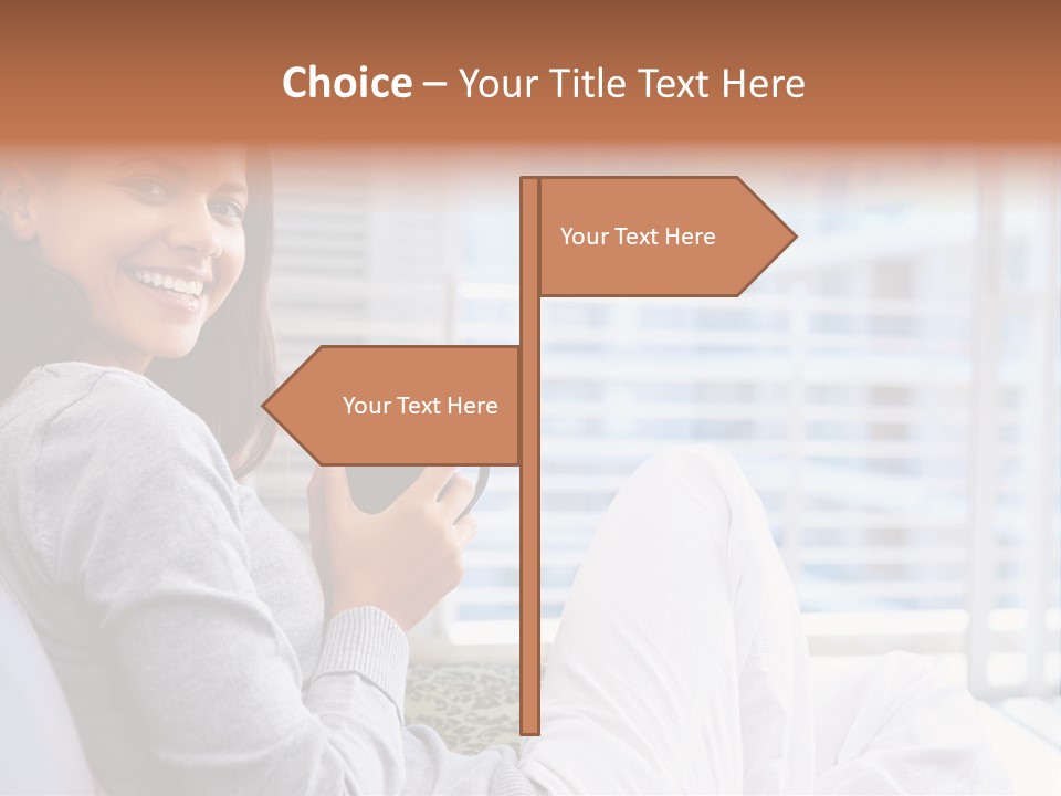 Portrait Aroma Drink PowerPoint Template