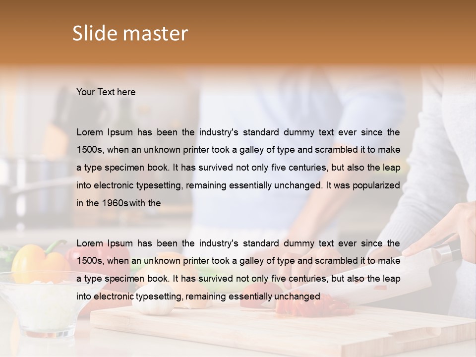 Cook Romantic Fresh PowerPoint Template