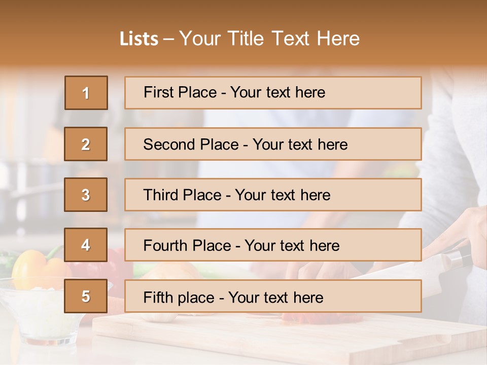 Cook Romantic Fresh PowerPoint Template