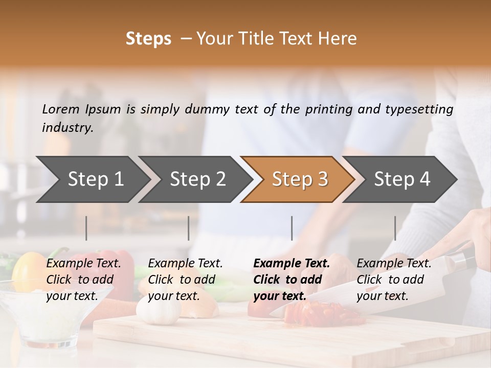 Cook Romantic Fresh PowerPoint Template