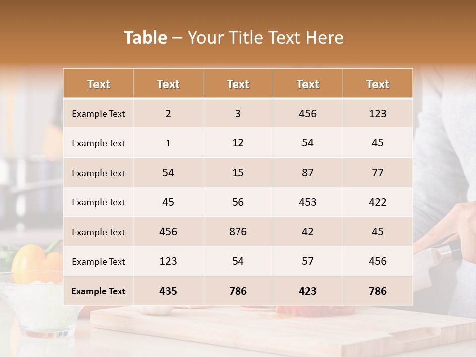 Cook Romantic Fresh PowerPoint Template