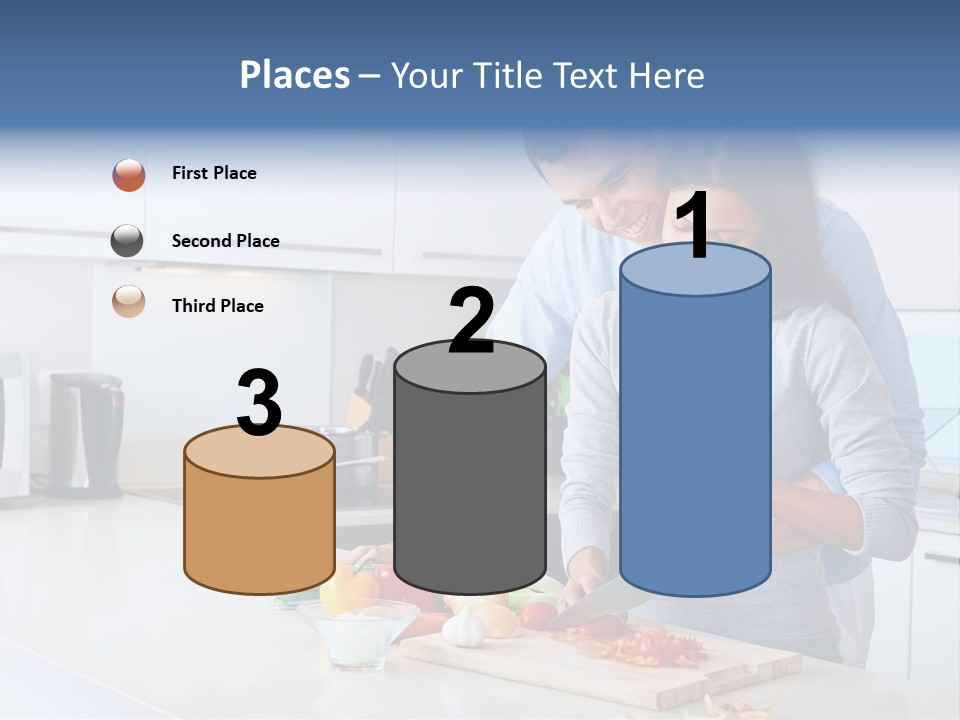 Onion Cooking Man PowerPoint Template