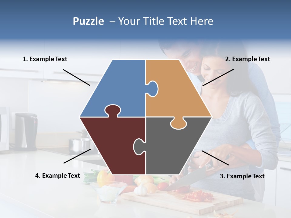 Onion Cooking Man PowerPoint Template