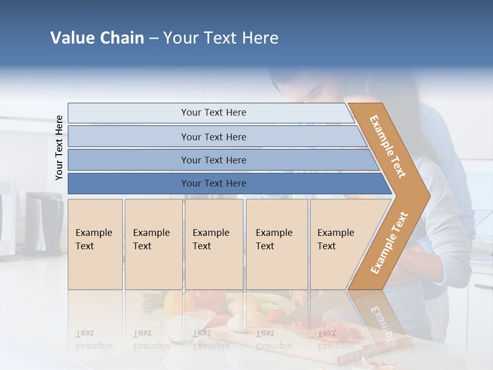 Onion Cooking Man PowerPoint Template