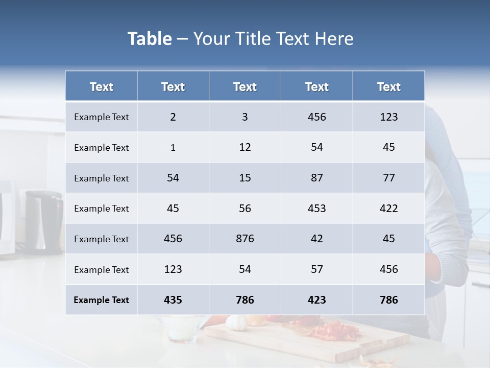 Onion Cooking Man PowerPoint Template