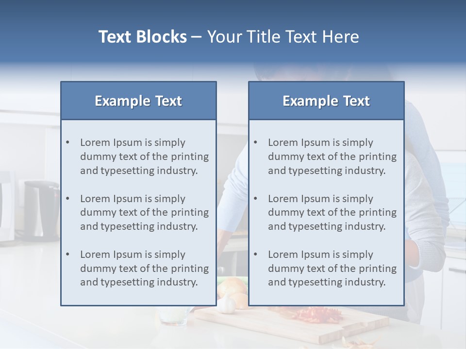 Onion Cooking Man PowerPoint Template