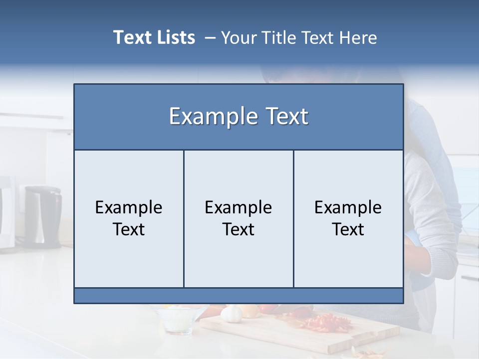 Onion Cooking Man PowerPoint Template