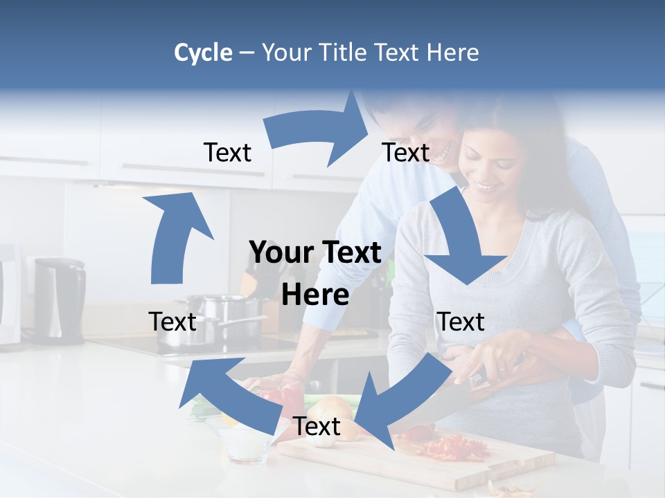 Onion Cooking Man PowerPoint Template