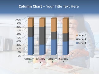 Onion Cooking Man PowerPoint Template