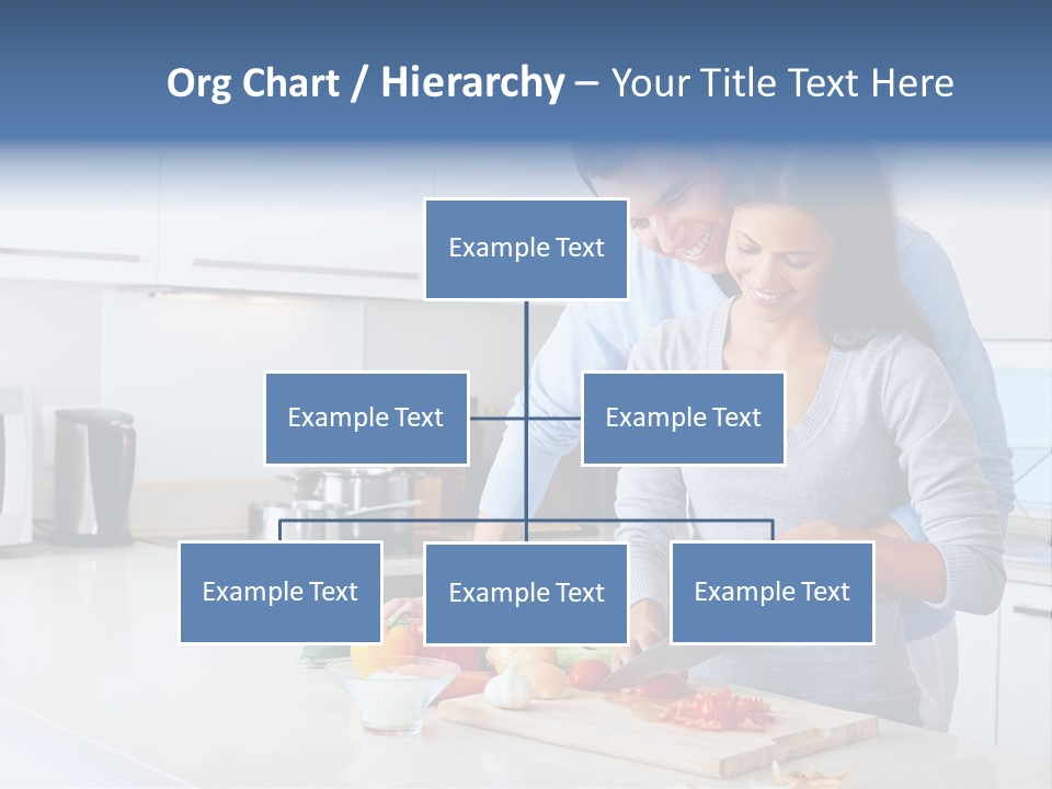 Onion Cooking Man PowerPoint Template
