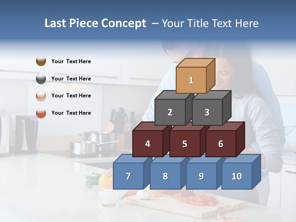 Onion Cooking Man PowerPoint Template