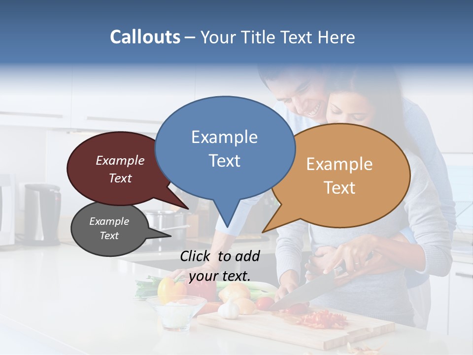 Onion Cooking Man PowerPoint Template