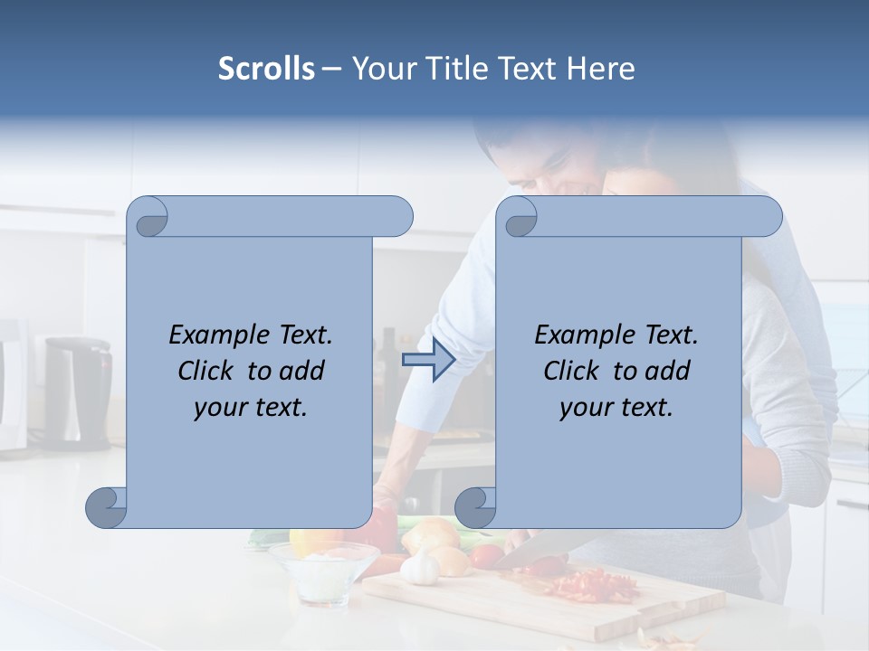 Onion Cooking Man PowerPoint Template