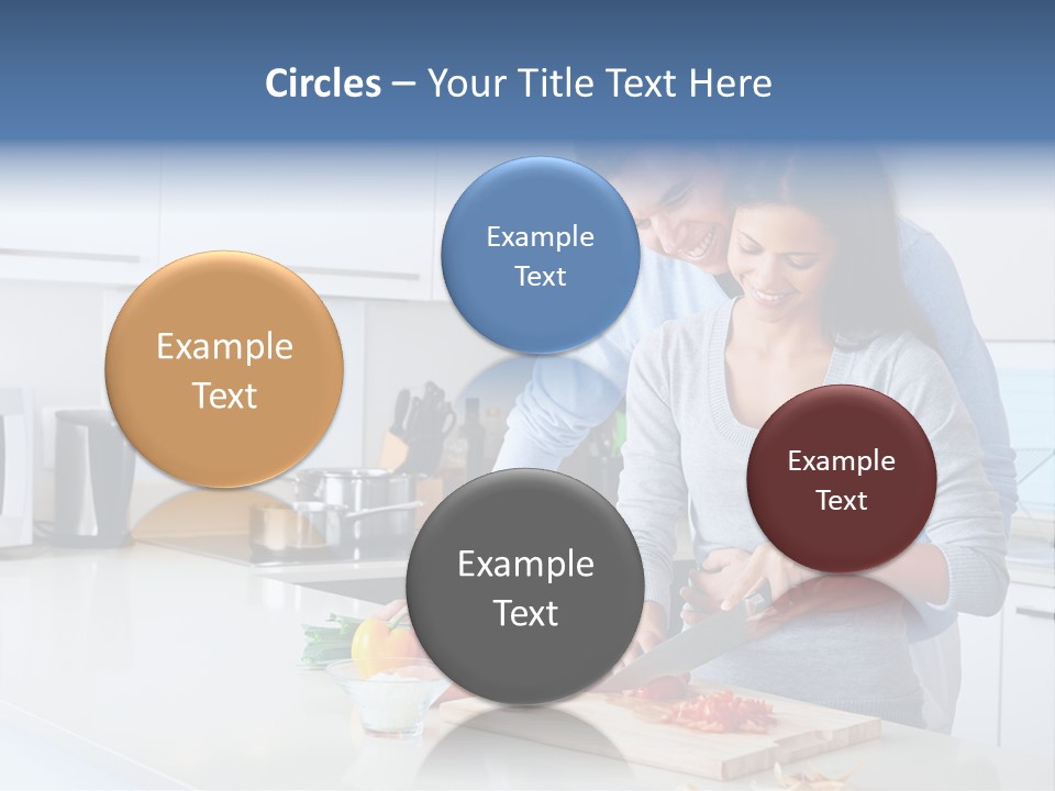 Onion Cooking Man PowerPoint Template