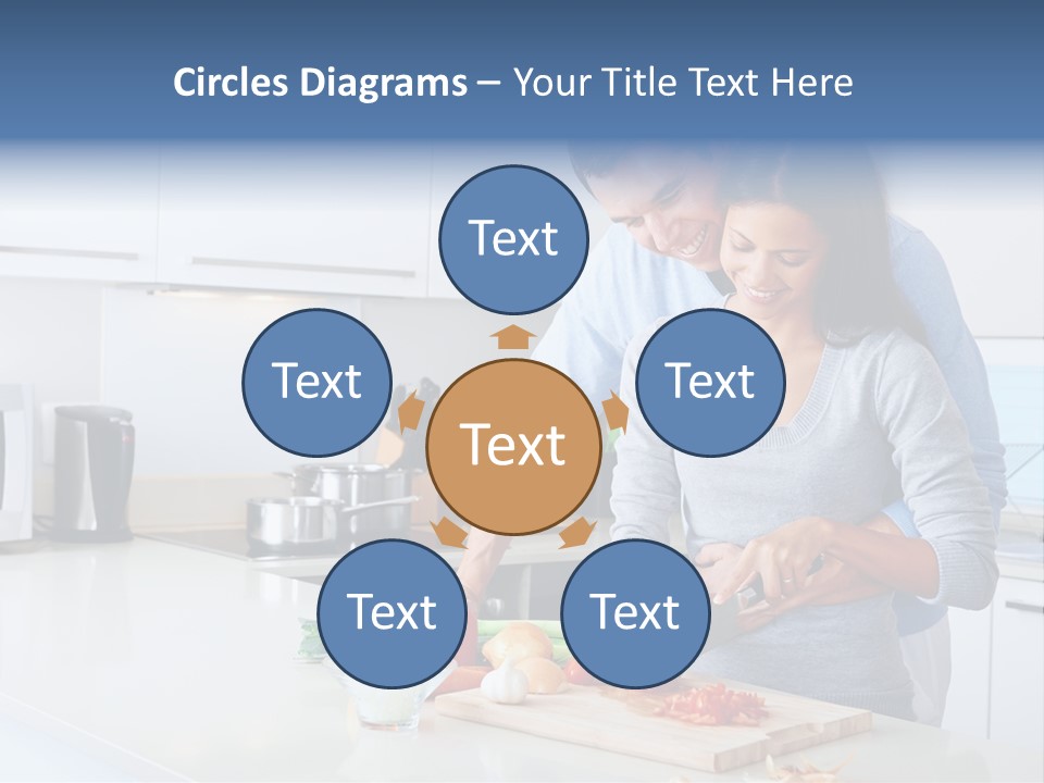 Onion Cooking Man PowerPoint Template