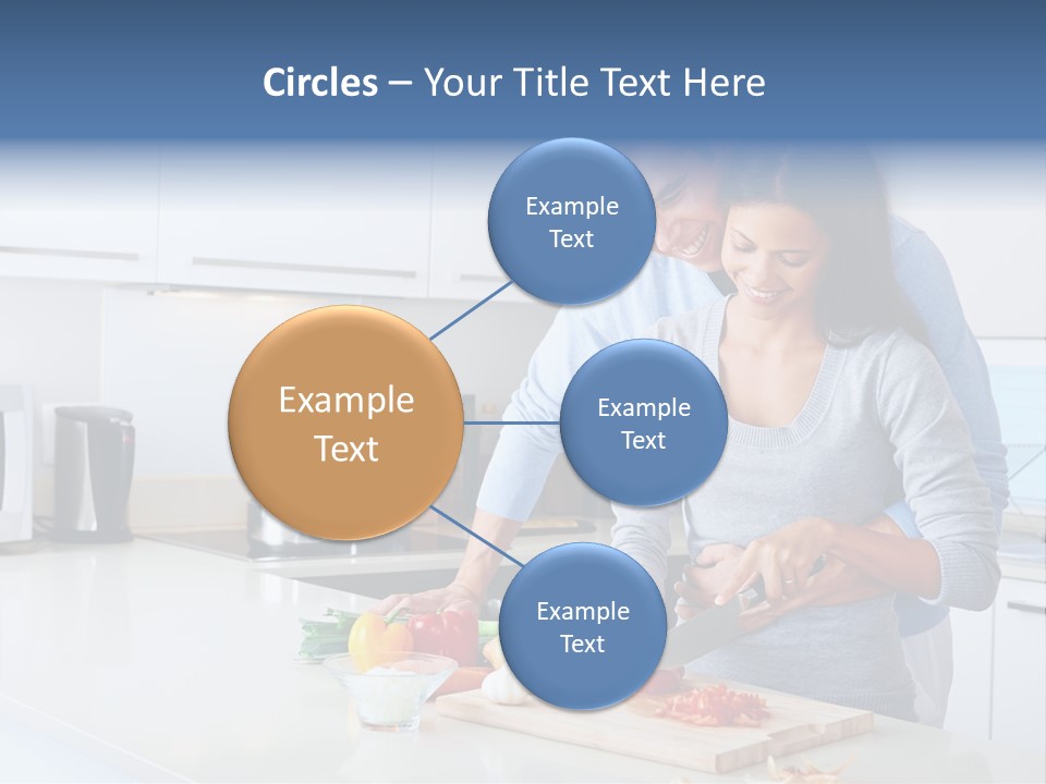 Onion Cooking Man PowerPoint Template