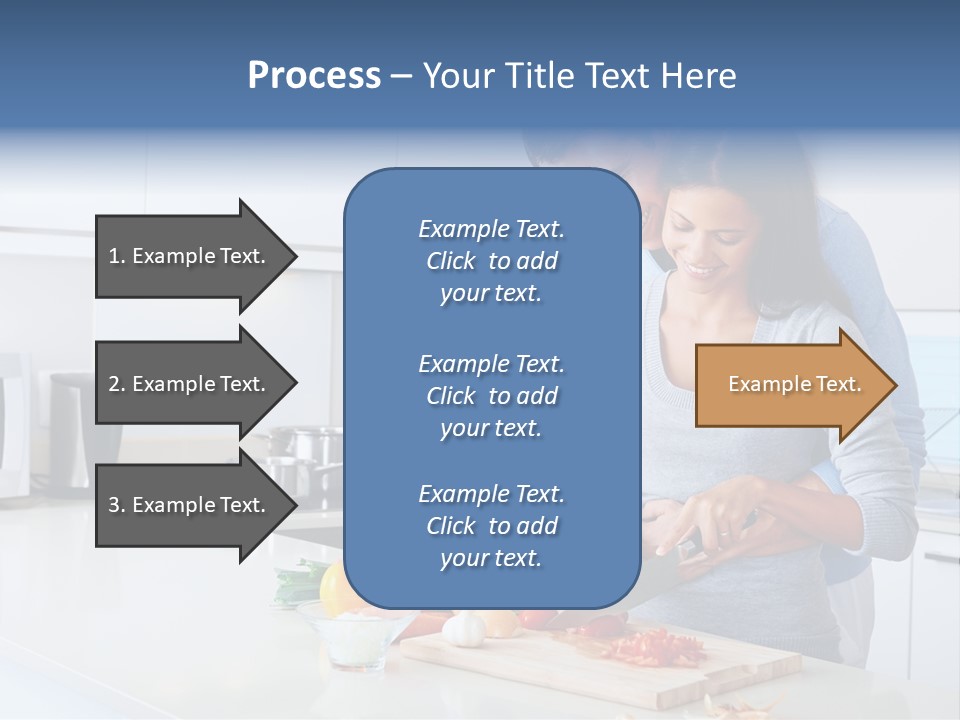 Onion Cooking Man PowerPoint Template
