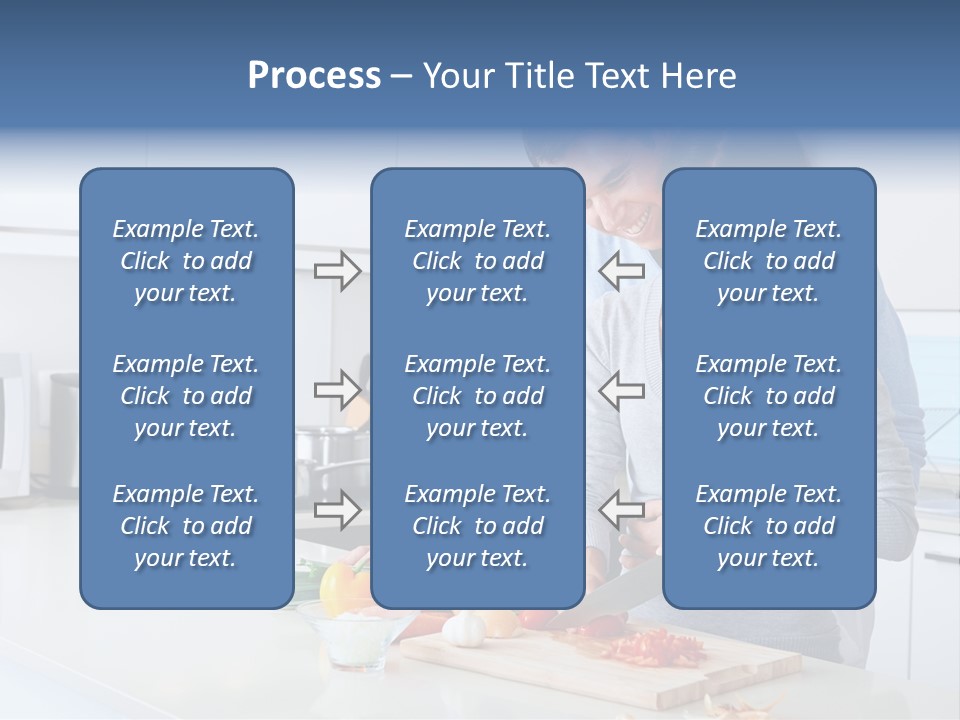 Onion Cooking Man PowerPoint Template