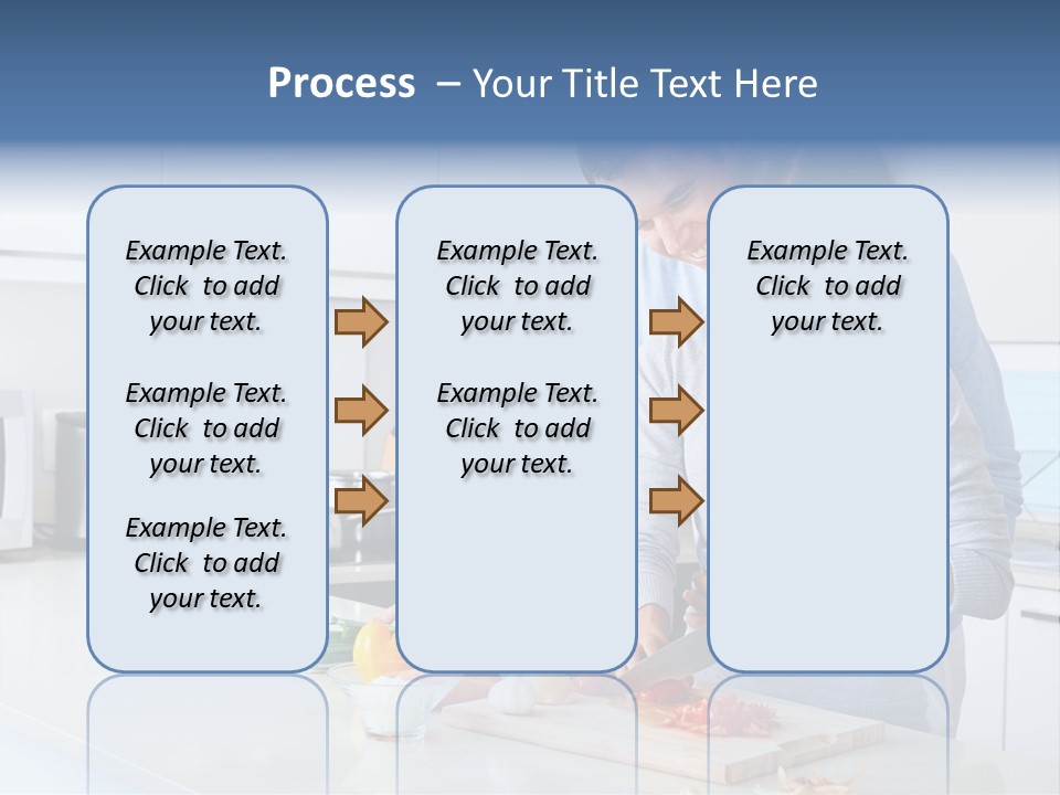 Onion Cooking Man PowerPoint Template
