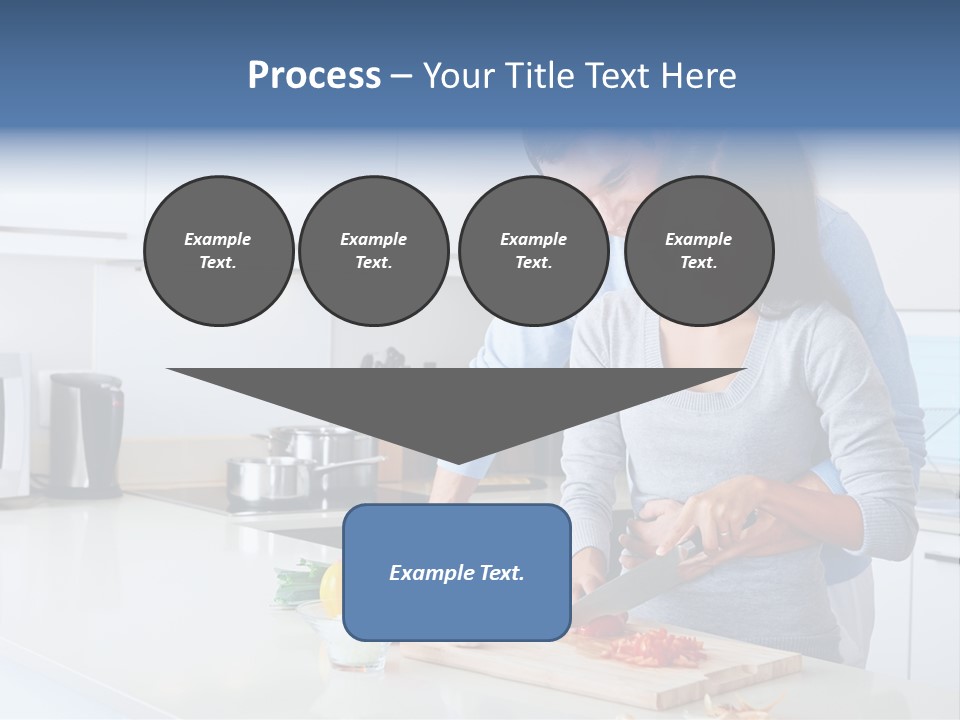 Onion Cooking Man PowerPoint Template