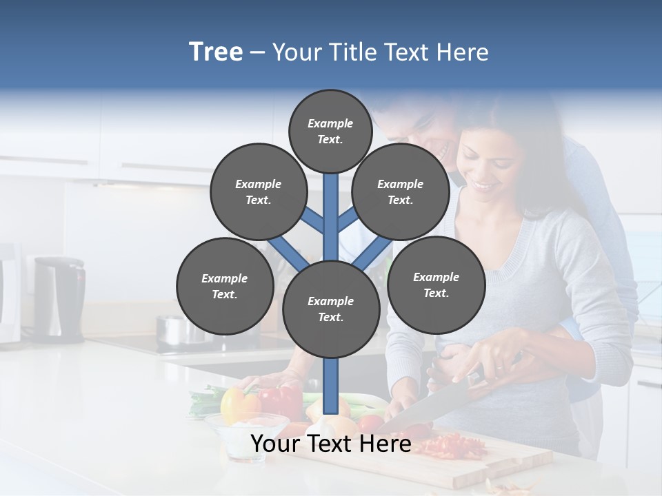 Onion Cooking Man PowerPoint Template