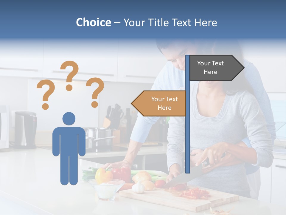 Onion Cooking Man PowerPoint Template