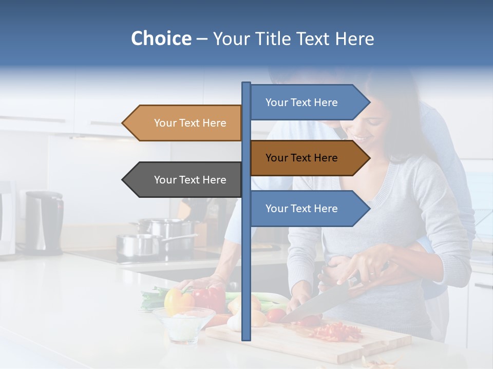 Onion Cooking Man PowerPoint Template