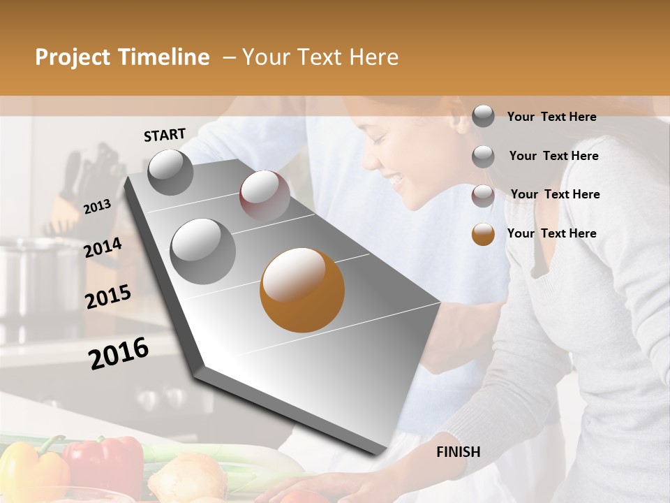 Diet Knife Love PowerPoint Template