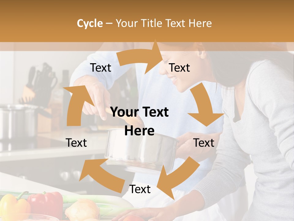 Diet Knife Love PowerPoint Template