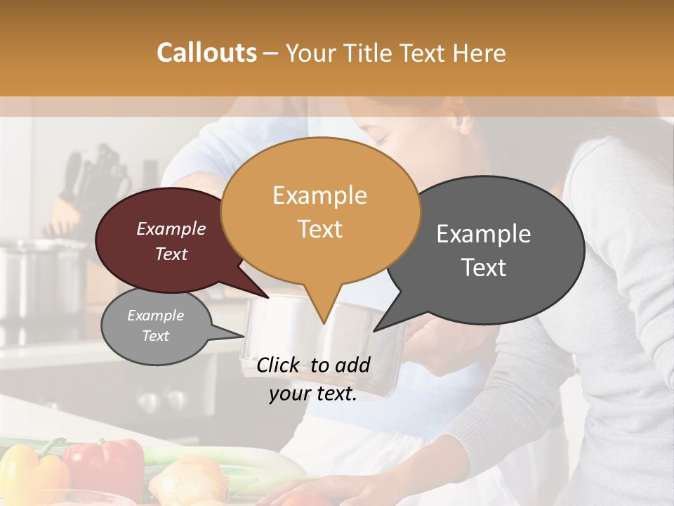 Diet Knife Love PowerPoint Template