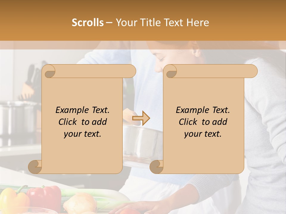Diet Knife Love PowerPoint Template