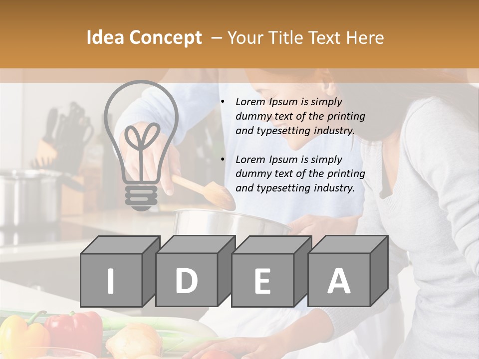 Diet Knife Love PowerPoint Template